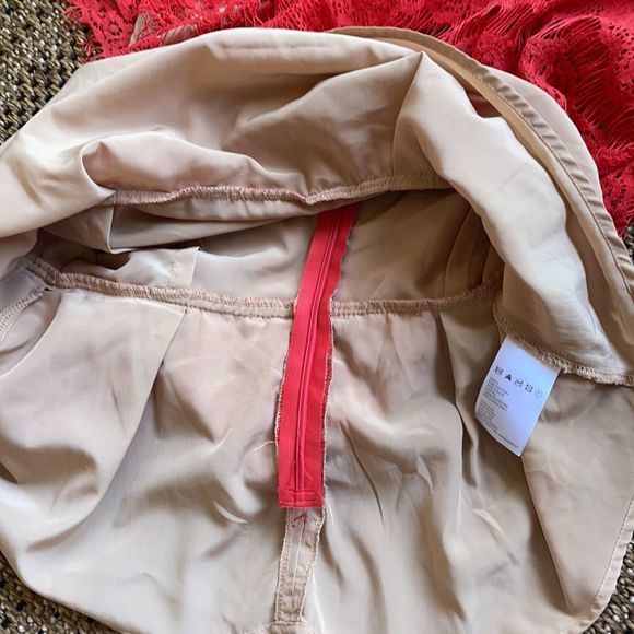 Maeve ( Anthropology ) Coral Lace top NWOT size Small ❤️🔥 - Picture 8 of 8